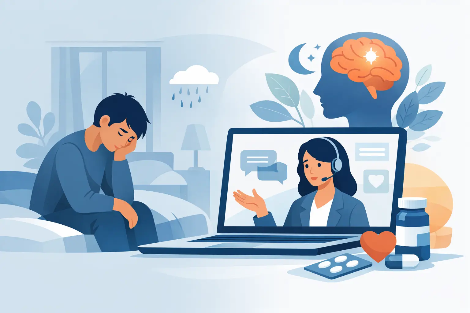 Low Mood Treatment Online With Clinical Care